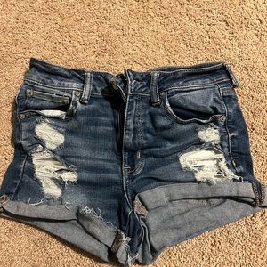American eagle jean shorts